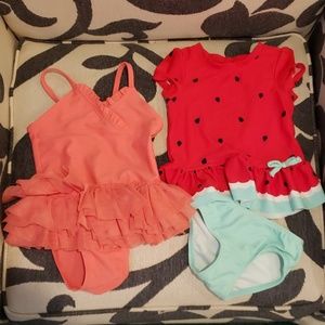 18 month bathing suit bundle